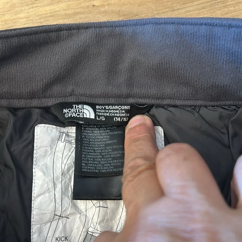 NORTH FACE boys snow pants